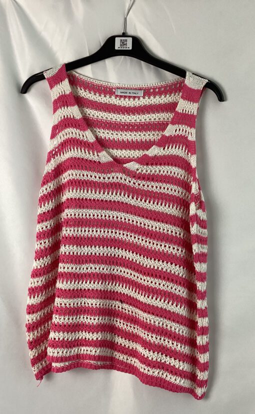 Top Crochet Rayas