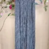 Pantalón vichy largo y talle alto