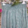 pantalón vichy con cintura fruncida
