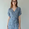 Vestido floral con volante