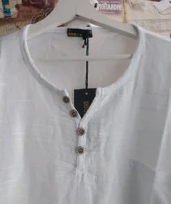 Camisa lino verano 11 CAMISALINOBLB22