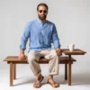 Camisa de lino de verano