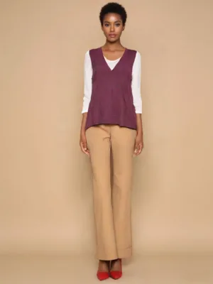 Camiseta y chaleco para mujer