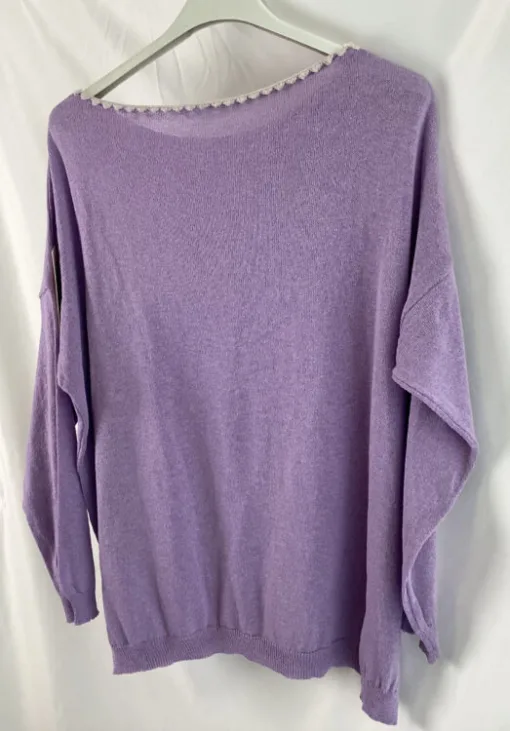Jersey de cuello redondo