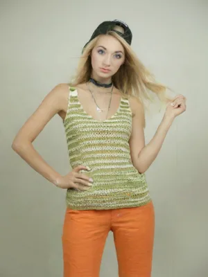 Top Crochet Rayas