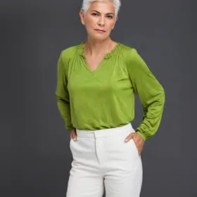 Blusa de manga larga