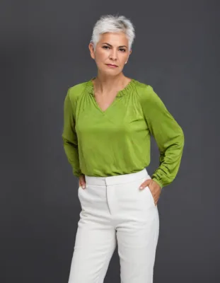 Blusa de manga larga