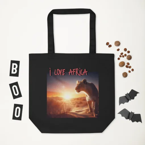 Ecobolsa I LOVE AFRICA - Imagen 5