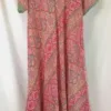 Vestido largo de seda