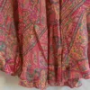 Vestido largo de seda