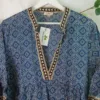 Vestido estampado azul