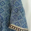Vestido estampado azul