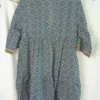 Vestido estampado azul
