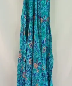 Vestido estampado de tirantes