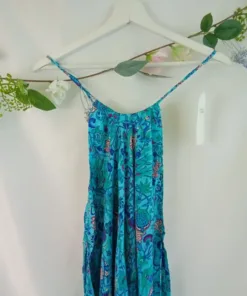 Vestido estampado de tirantes