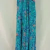 Vestido estampado de tirantes